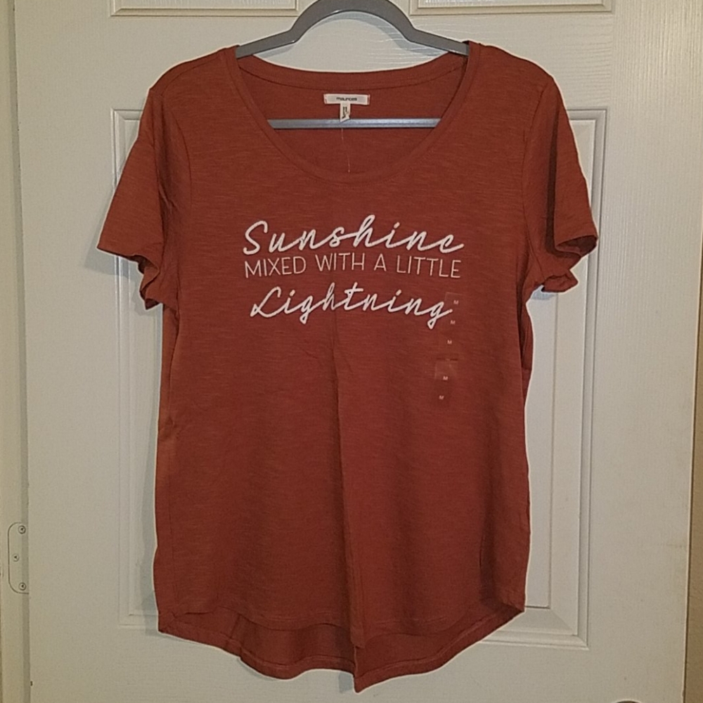 Maurices NWT Sunshine Lightning Graphic Tshirt